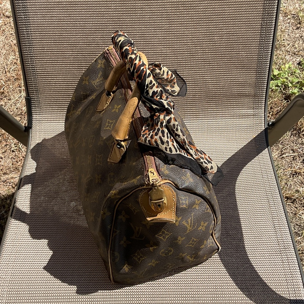 Louis Vuitton classic vintage speedy 30 with Leopard Accent - Picture 6 of 10